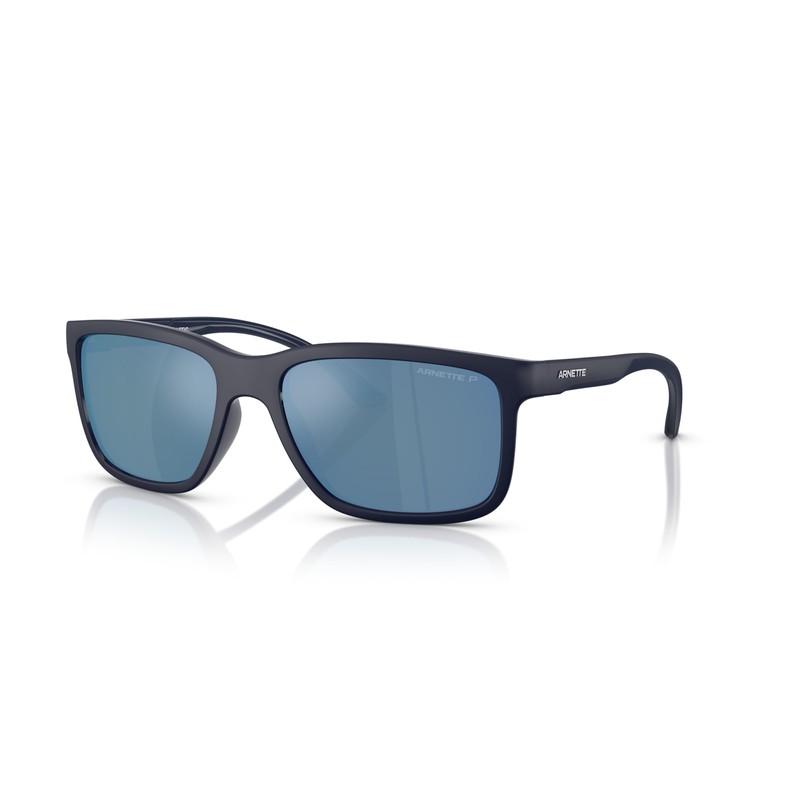 ARNETTE Men's An4359 Headlight Sunglasses, Dark Blue Matte/Shiny/Dark Grey Mirrored
