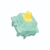 Mciepny Gateron Jade Goldenrod Yellow Pro Keyboard Switch,55gf 5-Pin Pre