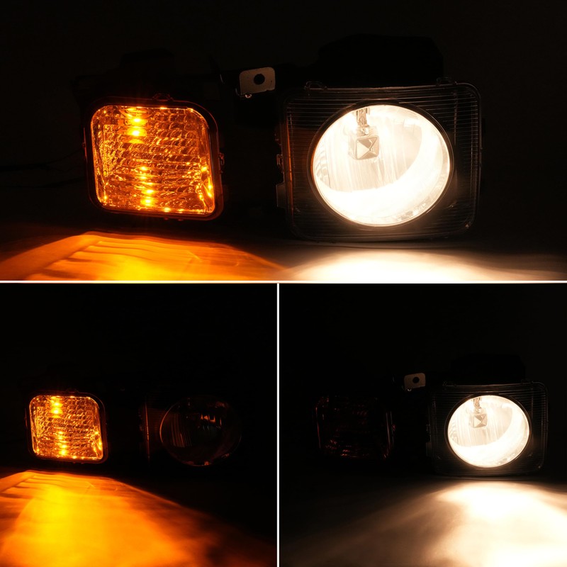 HECASA Right Headlight Compatible with 2006-2010 Hummer H3 H3T Replacement