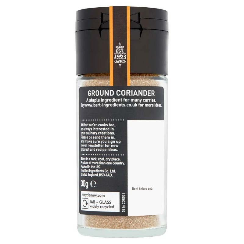 Bart Ground Coriander for Indian and Middle Eastern Rubs and