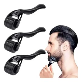 3pz Derma Roller 0.5mm Para Facial Belleza Regenera Colágeno