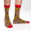 Good Luck Sock Men's Taco & Burrito Socks, Adult
