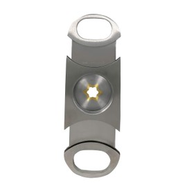 Qudasar Cigar Boulevard Perfect Cigar Cutter Star Stainless Steel.Up to 80 Ring Gauge.
