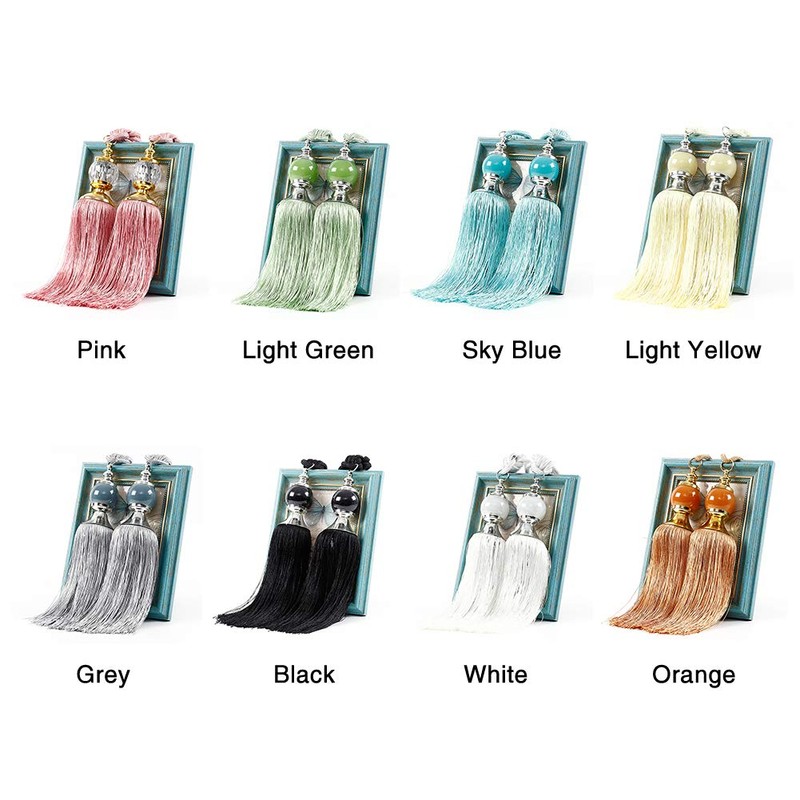 1 Pair Curtain Hold Backs Rope Tie Backs Tassel Tie