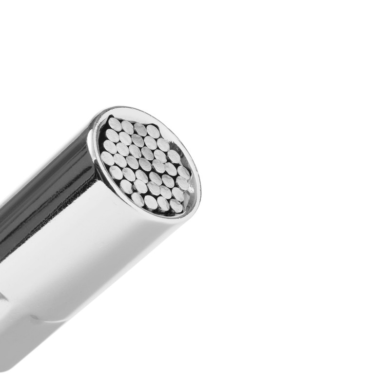 General Tools Lighted Screwdriver with Universal Wrench - Convenient Multi-Bit