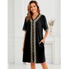 Bloggerlove Nightgowns for Women Plus Size 100% Cotton Night Dress