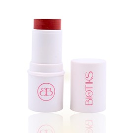 Barra de color, tinta multiusos, humectante, blush, sombra, labial, maquillaje, envase ecológico (vitamina E, Semilla de uva). (Frambuesa)