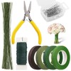 SOCNITC Floral Tape and Floral Wire, Green Floral Tape, Arrangement