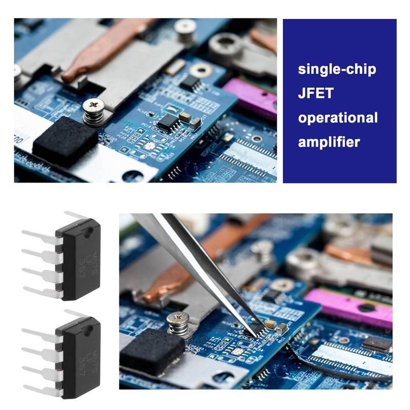 LT Easiyl Pack of 10 LF357N LF357 DIP8 Operational Amplifier