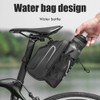Bike Seat Bag Waterproof Reflective Saddle Bag with Water Bottle