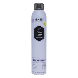 HASK Chia Seed Volumizing Dry Shampoo – Absorbs Oil, Adds Volume & Bounce, Builds Body, No Sulfates or Parabens, Cruelty-Free – 8.1oz