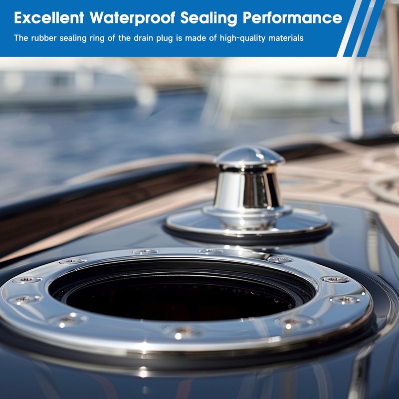 Boat Drain Plug, Strong, Sturdy, Proof and Highly Sealing Compression