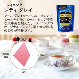 Twining Leaf Pack Lady Grey 60g
