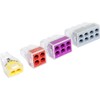 Push-in Wire Connector Wall-Nut 2/4/6/8 Port Conductor Combination Assortment Pack