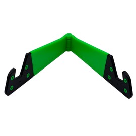 CABLEPELADO - Holder for Mobile Phones or Tablets | Stable Table Mount | Angle up to 90° | Compatible with All Models | Foldable and Handy | 11 x 2 cm | Green