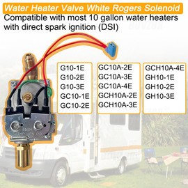 BOVZOR GC10A-4E 92089 RV Water Heater Gas Valve - Replacement for Atwood GC10A-4E 92089 Compatible Systems,10 Gal Models (G10-1E, G10-3E, GC10A-2E, GC10A-3E), Fits OEM #93844, 93870, 93321, 92078