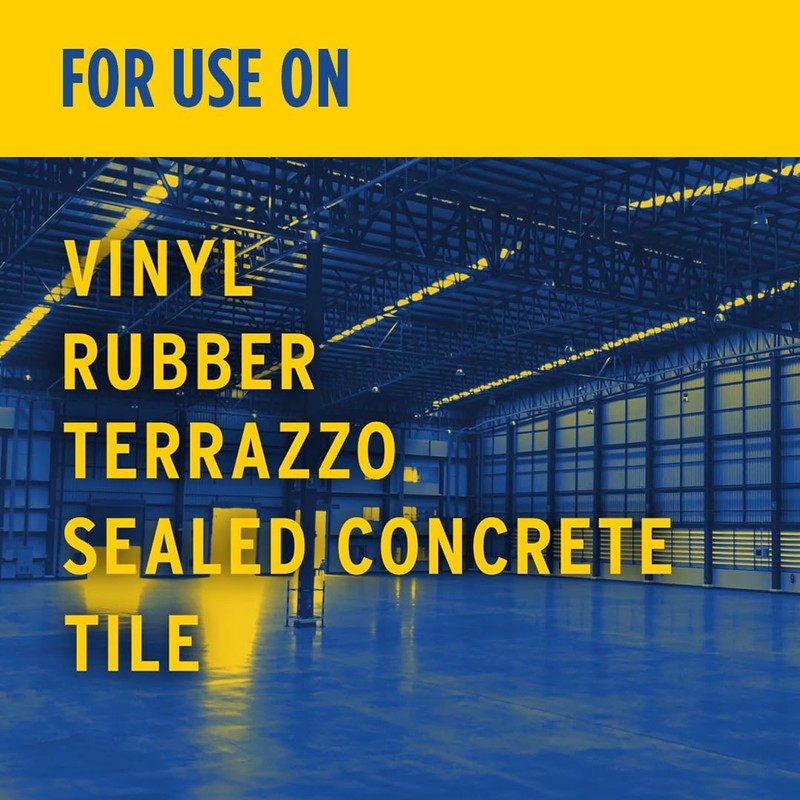 Zep High Traffic Floor Polish (1), Clear, Green, 128 oz.