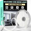 GZBtech Silicone COB Neon Rope Lights 16.4FT/5M, 6000K Super Bright