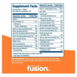 Bariatric Fusion Multivitaminas Masticables Naranja Post Cirugía 120 Tabs