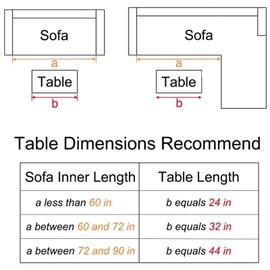 MESAILUP Acrylic Premium Acrylic Side Table, 24" L x 15" W x12'' H, C-Shape Clear Modern End Table for Small Living Room, Bedroom and Office, Multiple Use as a Printer and CD Player Stand