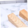 OSALADI 2Pcs Premium Wooden Door Stop Wedge Heavy Duty Door