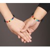 Unbranded 7 Chakra Healing Anti-fatigue Beaded Bracelet 8MM Natural Lava