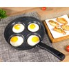 MyLifeUNIT Aluminum 4-Cup Egg Frying Pan, Non Stick Egg Cooker