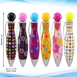 Short Fat Pens 6 Pcs Ergonomic Mini Pens For Tremor Arthritis Handicap Parkinson Cute Mini Pen Elegant Fat Pens Black Ink