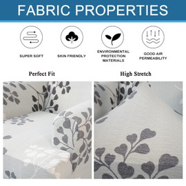 NILUOH Wing Chair Slipcovers 2 Pieces Stretch Spandex Wingback Chair Covers Sofa Slipcover Printing Wingback Armchair Slipcovers Furniture Protector Couch Soft with Elastic Bottom(Bohemian 1)