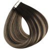Full Shine Real Human Hair Tape in Extensions for Women