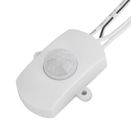 6V-24VDC PIR Infrared Motion Sensor Detector Switch LED Strip Automatic Switch (White)