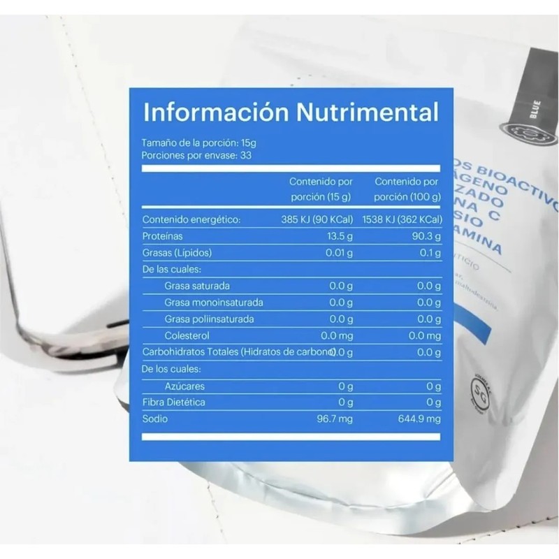 Colágeno Hidrolizado En Polvo Vitamina C Magnesio