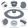Vented Tempered Glass Universal Lid for Pot Pan Skillet with