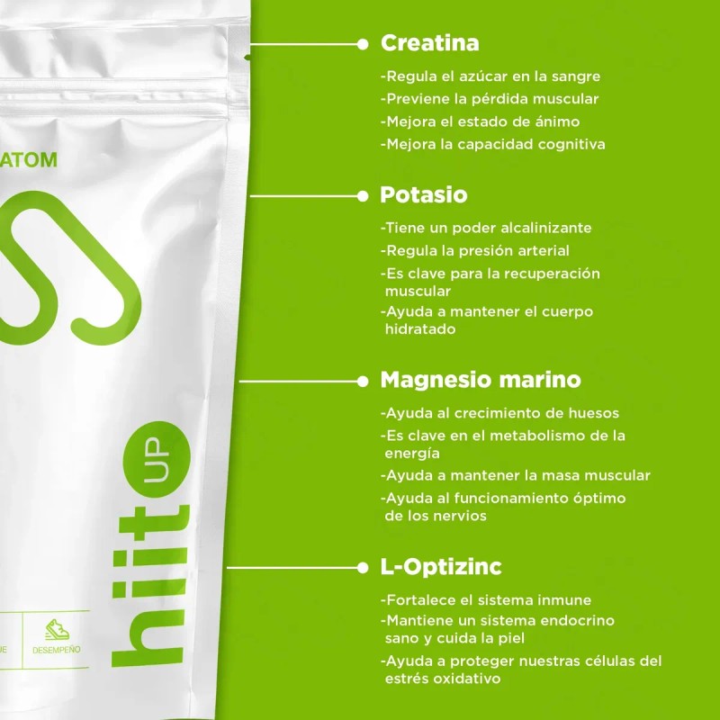 Motivatom - Hiit Up Electrolitos + Creatina Monohidratada