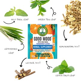 Dr. Tea Good Mood Tea with Holy Basil - Tangerine Flavor - 20 Tea Bags