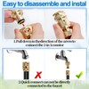 4 Piece Brass Hose Fitting Set, 1/2 Inch Brass Hose