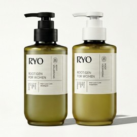 Ryo Rootgen women’s customized hair loss symptom care shampoo 515ml + treatment 515ml, 1 piece / 려 루트젠 여성 맞춤 탈모증상전문케어 샴푸515ml + 트리트먼트515ml, 1개
