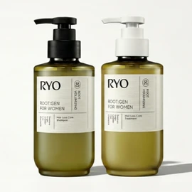 Ryo Rootgen women’s customized hair loss symptom care shampoo 515ml + treatment 515ml, 1 piece / 려 루트젠 여성 맞춤 탈모증상전문케어 샴푸515ml + 트리트먼트515ml, 1개