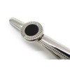 Swank T0145 Onyx Tie Bar, Resin, No Gemstone