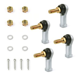 Left & Right Tie Rod End Kit For Honda FL400R FourTrax 200 300 350 Rancher 420 350 FourTrax Foreman 400 450 Rincon 500 520 650 680 TRX200 TRX250 TRX300 TRX400 TRX350 TRX420 TRX500 TRX520 TRX650 TRX680