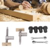 19mm Woodworking Desktop Clip Stainless Steel Brass Stop Bench Dog
