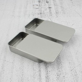 Tin mini accessory tin case hairpin drawer storage organization case 2 2ea