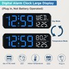 Peakeep Large Display Digital Alarm Clock for Bedrooms, Date Day