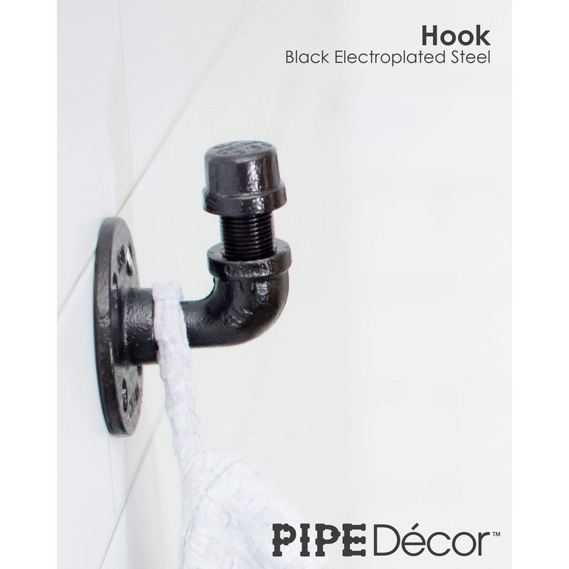 Industrial Pipe Bathroom Hardware Fixture Set by Pipe Decor 3