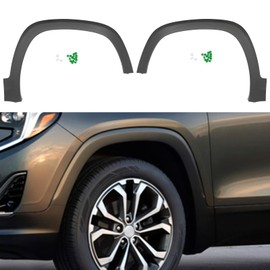 LUNUMAOS Front Wheel Arch Molding Trim, Front Wheel Arch Molding for GMC 2022-2023 Terrain AT/2018-2021 Terrain SL/2018-2023 Terrain, Car Side Wheel Molding Splash Guard (Driver + Passenger Side)