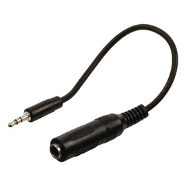 Valueline VLAP22550B02 - Stereo Audio Cable - 3.5 mm Male / 6.35 mm Female - 20cm