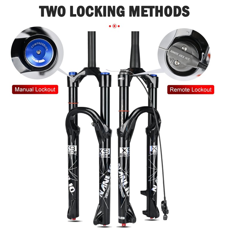 NANLIO Bicycle Fork Suspension X9 PRO 34MM 26 27.5" 29inch