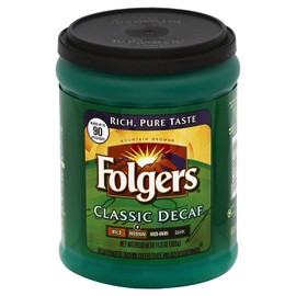 Folgers Classic Decaf Medium Roast Ground Coffee, 11.3 Ounces