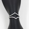 Uloveido 925 Sterling Silver Pointed V Shaped Ring Guard Enhancer