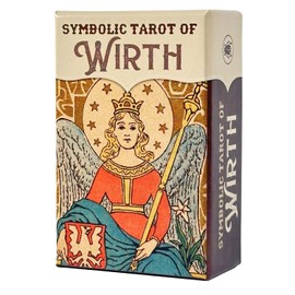 I.I.J Tarot Cards, 78 Cards, Miniature Tarot Divination [Symbolic Tarot of Wirth Mini] Japanese Instruction Manual Included